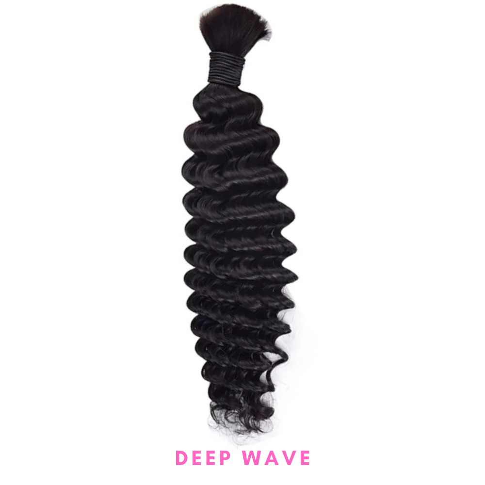 Deep Wave Human Bulk Hair